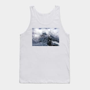 Savage cloud covered mountain Tank Top